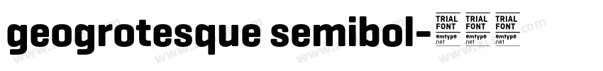 geogrotesque semibol字体转换